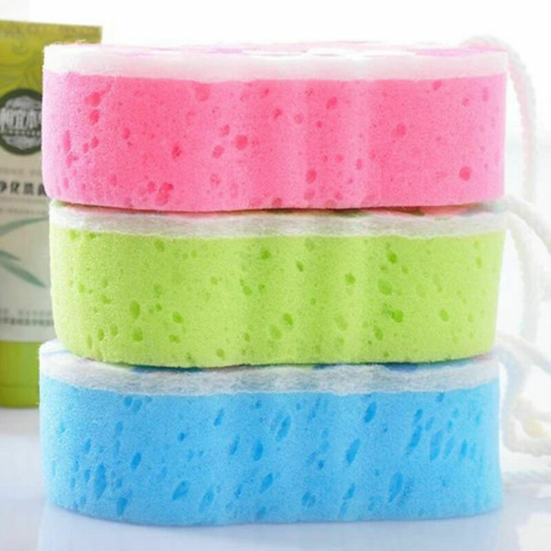 1pcs Bath Sponge Massage Multi Shower Exfoliating Body Shower Skin S9E8 Scr M3E3