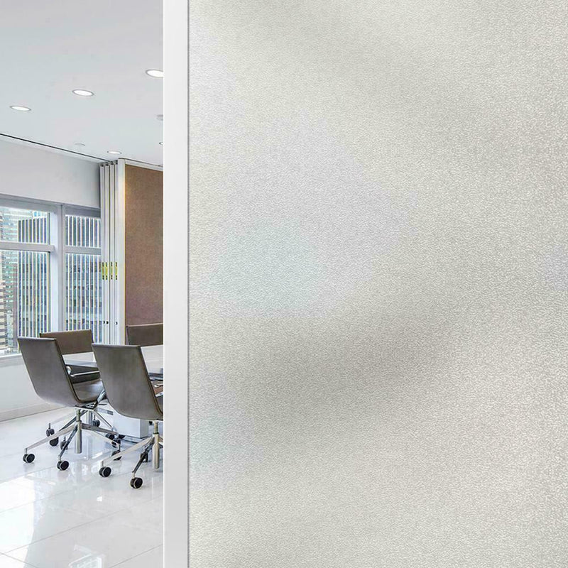 1* Roll Removable Window Frosted Glass Stickers Bathroom Film Privacy B8H2