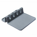 Kitchen Cooking Tools Kitchen Silicone Spoon Rest Utensil Spatula Holder He P7X8