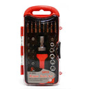 30pcs Multi-functional Manual Ratchet Screwdriver Set Heads Sleeve Wrench