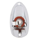 1pc Electric Boat Style Guitar Pickup Output Jack Plate Socket Accessories
