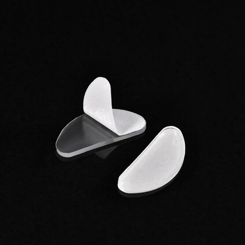 18 Pairs Eyeglasses Nose Pads Glasses Adhesive Silicone Anti-Slip Nosepads  T9Z2
