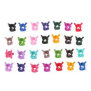 30X Mix Colored Girl Kid Baby Mini Flower Hair Claw Jaw Clip Hair Accessories JR