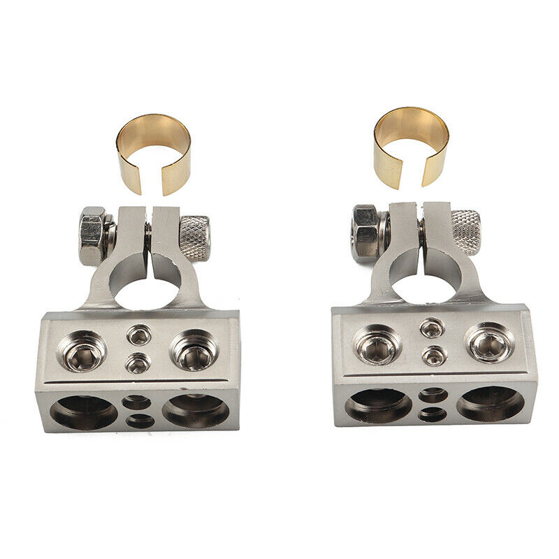 Car Battery Clip Connector  0/4/8 Gauge Battery Terminals with Shims Tool