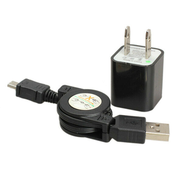 Micro USB to USB Retractable Data Sync Charging Cable Power Adapter