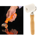 2xHeavy Duty Stainless Steel Duplex Bearing Hand Wallpaper Seam Roller Tools
