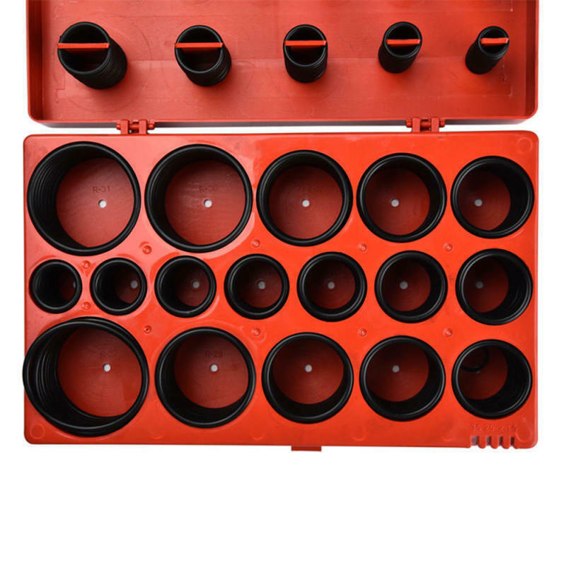 Rubber Gasket O-ring Kit Automotive Seal Universal 419 Pieces Assortment OAU