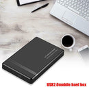 2.5 inch HDD SSD Enclosure 480Mbps Hard Drive Mobile External Case (USB2.0)