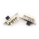 20pcs SS23E04 Double Toggle Switch 8 Pins DP3T Handle Length 5mm Slide SwitchJ3