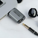 Vention CDNH0 USB 2.0 Sound Audio Card 2.1 Channel 3.5mm Headphone Adapter