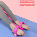 Fitness Pilates Sit-up Pedal Rally TPE Tension Resistance Band Pull Rope A