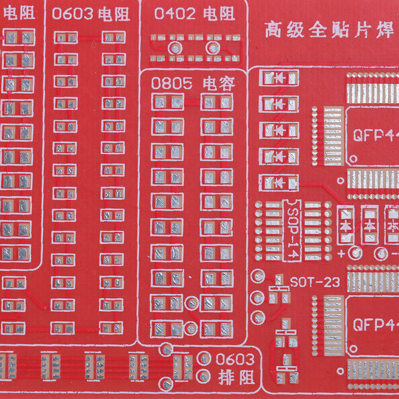 Practice PCB Board Soldering Skill Training Beginner DIY Kit Electronic Kits  Kw