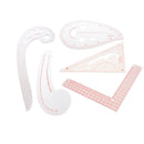 5Pcs Sewing French Curve Ruler Set Measure Sewing Dressmaking Tailor Rulers