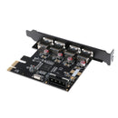 PCI-E to USB 3.0 4Port PCI Express Card Controller Power Connector