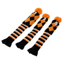 3Pcs Golf Club Head Covers, fit for Driver Wood(460cc), Fairway Wood,