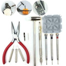16 Piece Watch Repair Kit Set & Wrist Strap Adjust Pin Tool Set Back Remov QBK