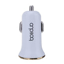 5V 2.4A/1.0A Dual USB Fast Charging Smart Car Charger for Phone Tablet A