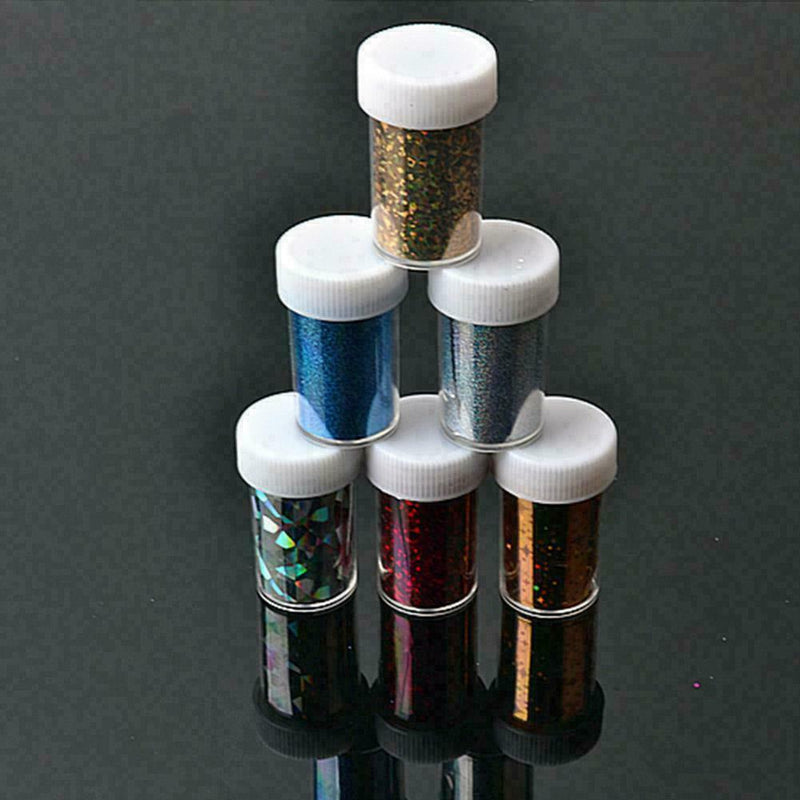 1pcs Clear Empty Plastic Jars Pots Nail Art Glitter Bottle-New P2I8 Cosmeti G6H5