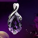 Natural Crystal Amethyst Healing Point Chakra Bead Stone Pendant for Necklace