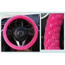 Plush Winter Warmer Car Steering Wheel Cover Protective Sleeve Wheel Protector
