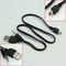 51cm Length Mini 5 Pin Male to 3.5mm Aux + Standard USB Charging Audio Cable