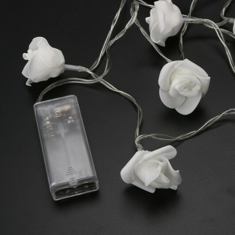 1.2M Rose Flower Fairy String Lights for Wedding Party Christmas (RGB)
