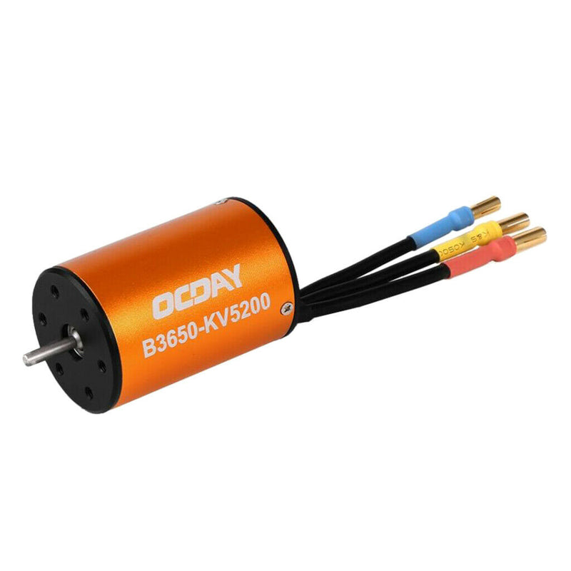 4P B3650 5200KV Sensorless Brushless Motor for 1/10 RC Car Truck