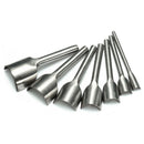 1X(7pcs Steel Leather Craft Half Round Cutter Punch Strap Tools Belt Wallet