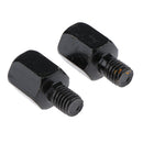 Motorcycle or Scooter Mirror Adapters - RH 10mm to 10mm Clockwise Threaded