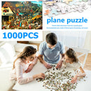1000pcs DIY Bustling Downtown Puzzle Educational Learning Assembling Toys A