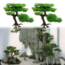 Artificial Plastic Pine Tree Aquarium Fish Tank Rockery Bonsai Ornament Decor