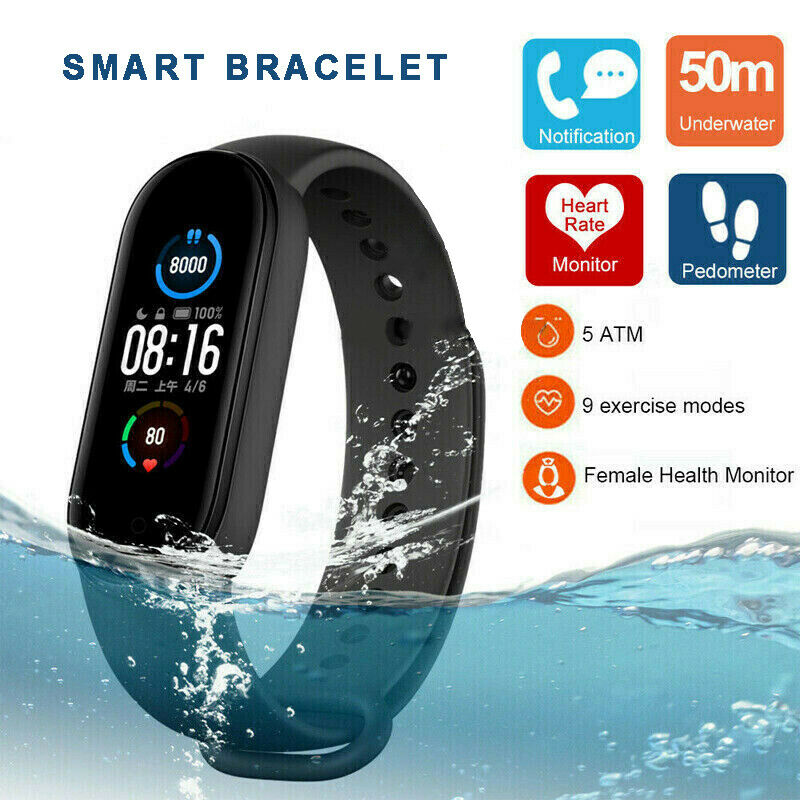 M5 Smart Bracelet Watch Fitness Tracker Sport Waterproof Band