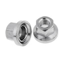 Pair 9mm Durable Stainless Steel MTB Bike Bicycle Rear Wheel Hub Axle Nut