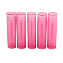 Plastic Empty DIY Lip Balm Tube Lipstick Container Cosmetic Case 5pcs