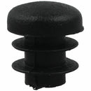 Black Plastic 14mm Diameter Blanking End Caps Round Tube Insert 10 Pcs K2T1