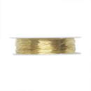 Ribbon Roll 22 m Metal Wire for Jewelry Making Artisanal project 0.3 mm- Go W4K3