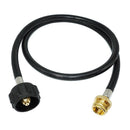 4 Feet Propane Adapter Hose 1 lb to 20 lb Converter Replacement for QCC1/Ty