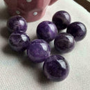 Natural Fantasy Amethyst Quartz Craft Sphere Crystal Fluorite Ball Healing B9N5