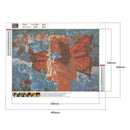 Beauty 5D DIY Full Round Drill Diamond Painting Cross Stitch Gifts (XF059) A
