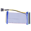 16X to 16X Power PCI-E Riser Extension Ribbon Cable for PCI Express Card Adapter