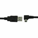 Right Angle 2.0 USB to Left Angle Mini USB Male 90 Cabl Charge L1S7 Data De J4D4