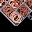 280pcs Copper Rings Oil seal ring gasket  Sealing Ring Assortment Set box%PJ Kw