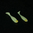 10pcs/lot Bait Fishing Lure Luminous Smell Jig Hook Clam Worm 50mm/1.2g-AU V6L5