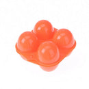 portable plastic container 4 eggs holder folding egg storage box handle case OZ