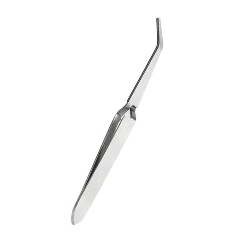 1Pc Nail Salon Professional Tool Stainless Steel Tweezers Clip Nail Art Supply