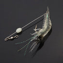 3 Soft Plastic Fishing Lures Tackle Prawn Shrimp Flathead Bream Cod Bass Lure .