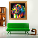 DIY 5D Diamond Embroidery Painting Colorful Dog Cross Stitch Craft Home