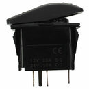 12V Car Boat Rocker LED Light Illuminated SPST ON-OFF Switch Waterproof Mar E2N3