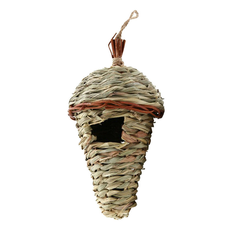 Birds Cages Garden Ornament Artificial Bird Nest Straw Bird Nest Woven Bird
