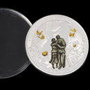 Marriage Commemorative Coin Collection Wedding Coin Butterfly Rose Love Co&+